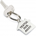 Breloc metalic personalizat cu textul dvs.
